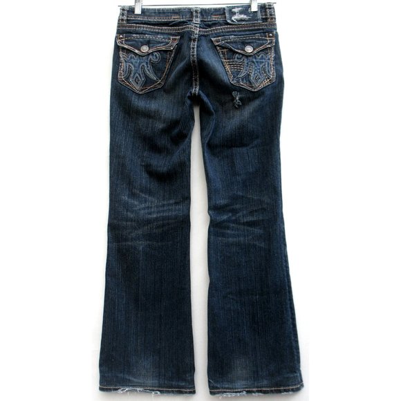 MEK DNM For Buckle Las Tunas Boot Cut Flaps Sz 28 - Picture 1 of 10